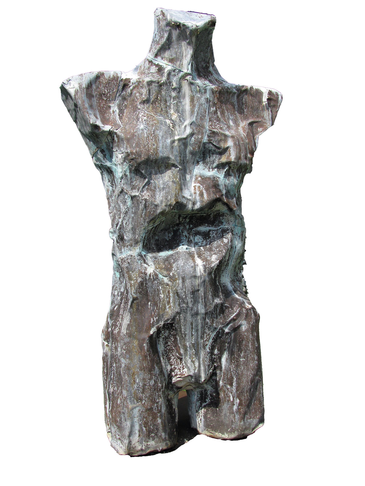 Torso di uomo senza testa (serie "in contaminazione")
