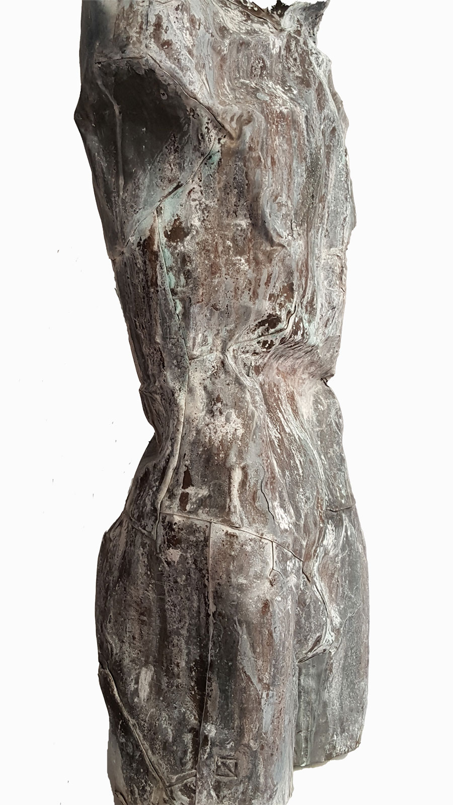 Torso di uomo senza testa (serie "in contaminazione")